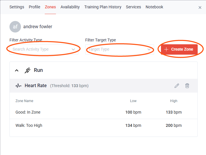 Configure Bike Zones