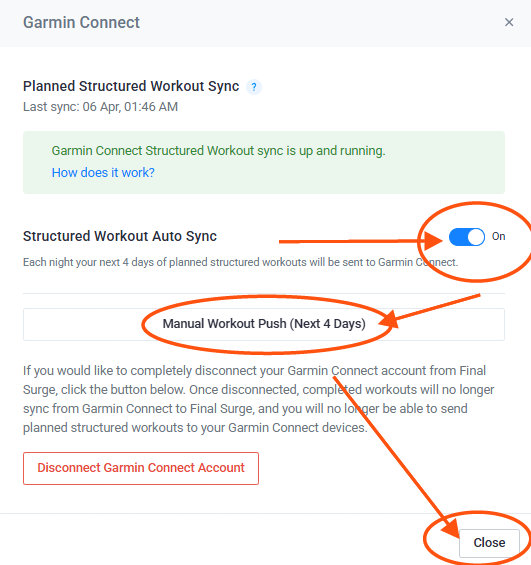 Auto Sync and Manual Push